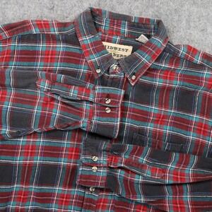 Midwest Traders Flannel Shirt Mens 2X Multicolor Excellent Vintage Plaid Cotton
